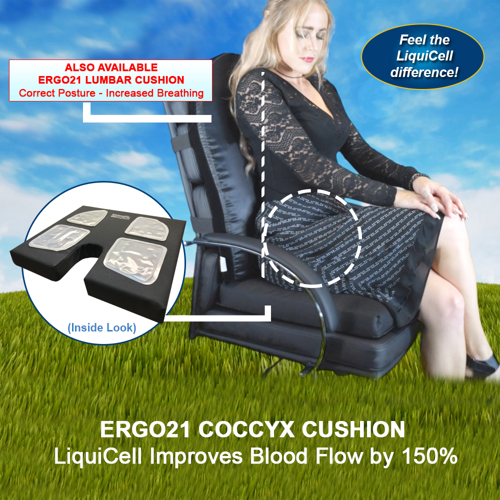 HexoSeat™ Sciatica Pain Relief Support Cushion - Hexo Care