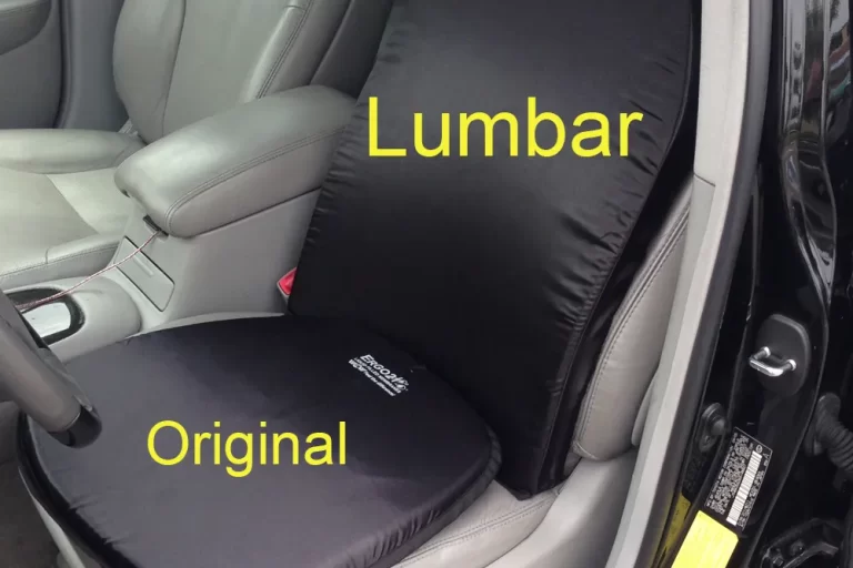 Efforest Car Seat Cushion for Driving, Memory Foam Car Seat Cushion, Driver Seat Cushion for Tailbone Pain Relief, Car Lumbar Support for Driving