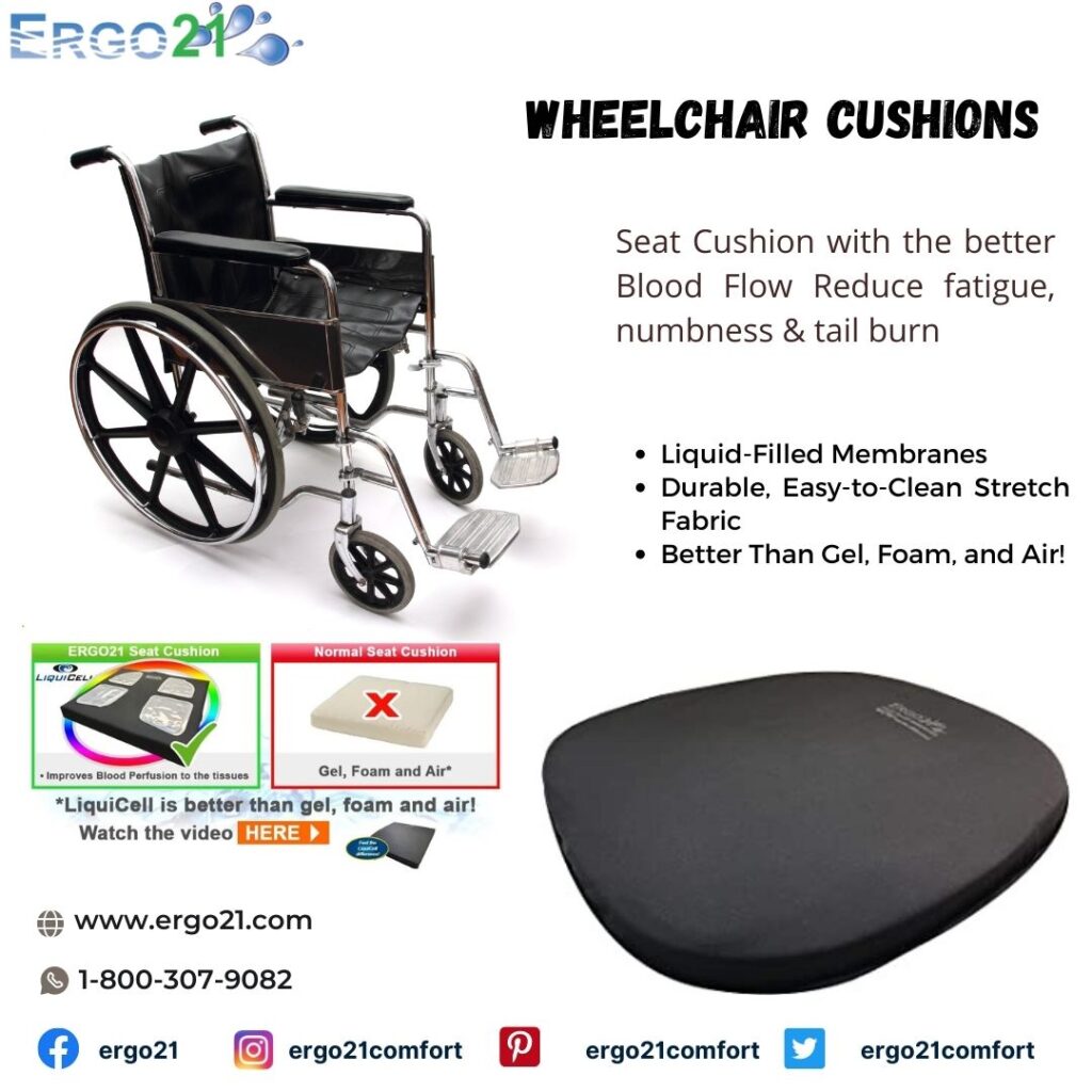 Drive Foam Wheelchair Back and Seat Cushion Bundle