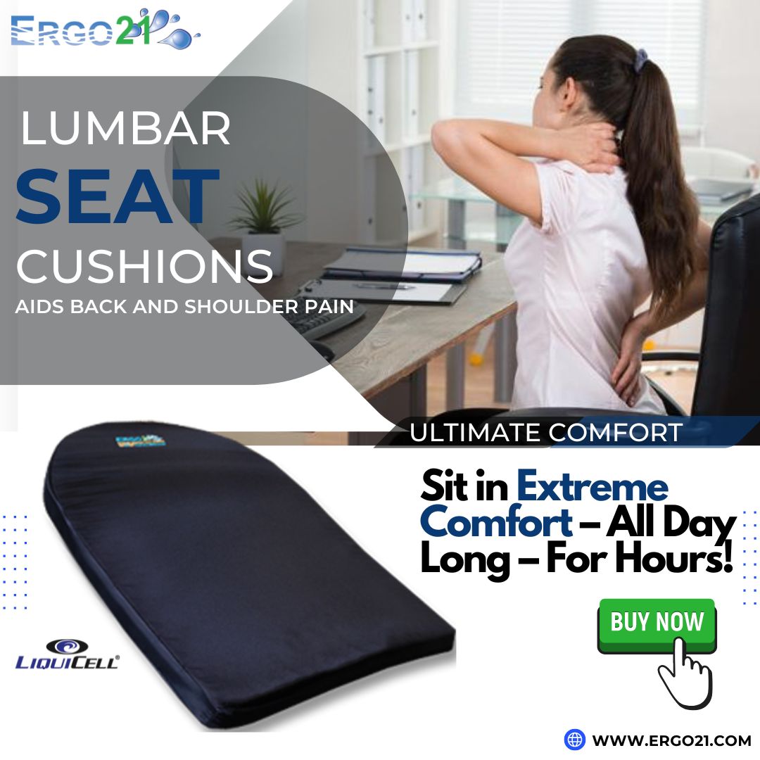 Ergo21 Comfortable Lumbar Support Pillow for Office Chair