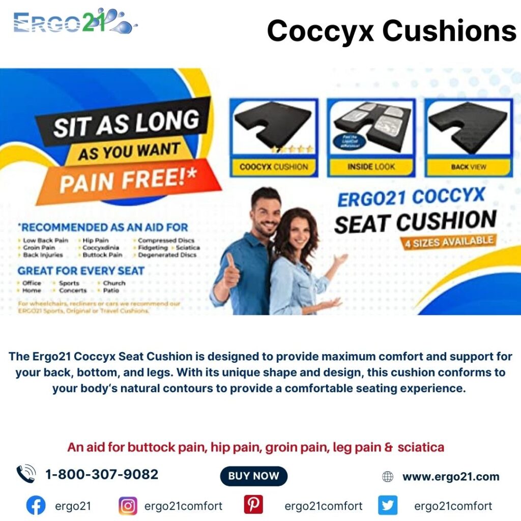 Coccyx cushions