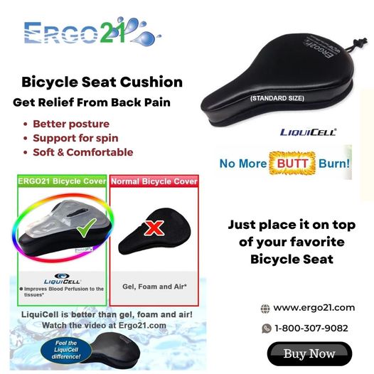 Ergo21 Liquicell Seat Cushion (Original) Coccyx, Lumbar, Lower Back
