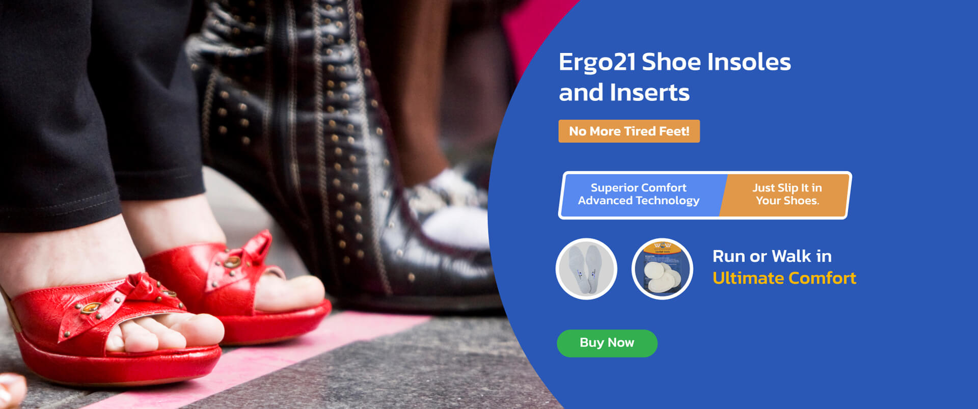 Ergo21 Shoe Insoles and Inserts