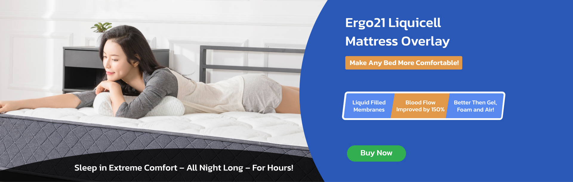 Ergo21 Liquicell Mattress Overlay