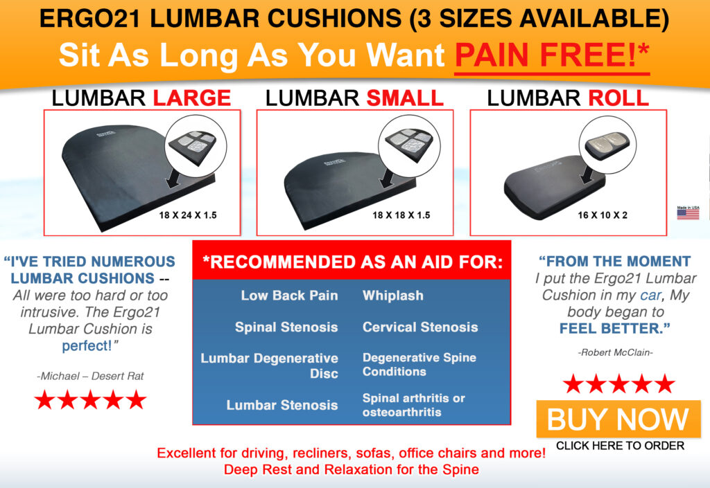 Lumbar support cushion